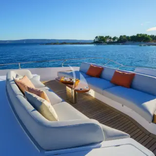 Bow lounge area