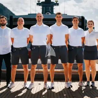 Highly motivated charter crew led by captain Luka