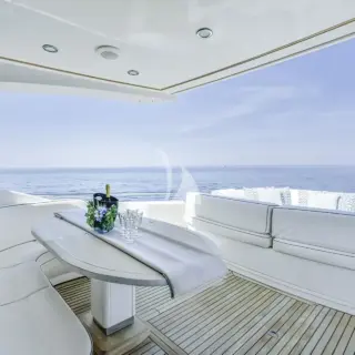 SEA LADY deck seating area
