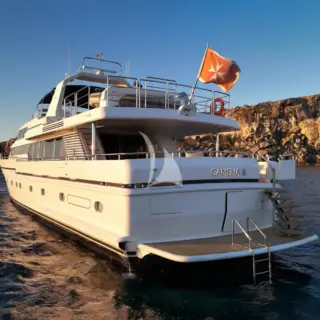 CAMENA II - Aft swim platform 