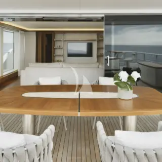 AMIKA - Upper deck aft, facing forward-*Photo of new layout available soon