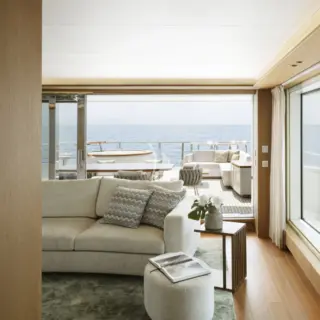 AMIKA - Upper deck salon, facing aft