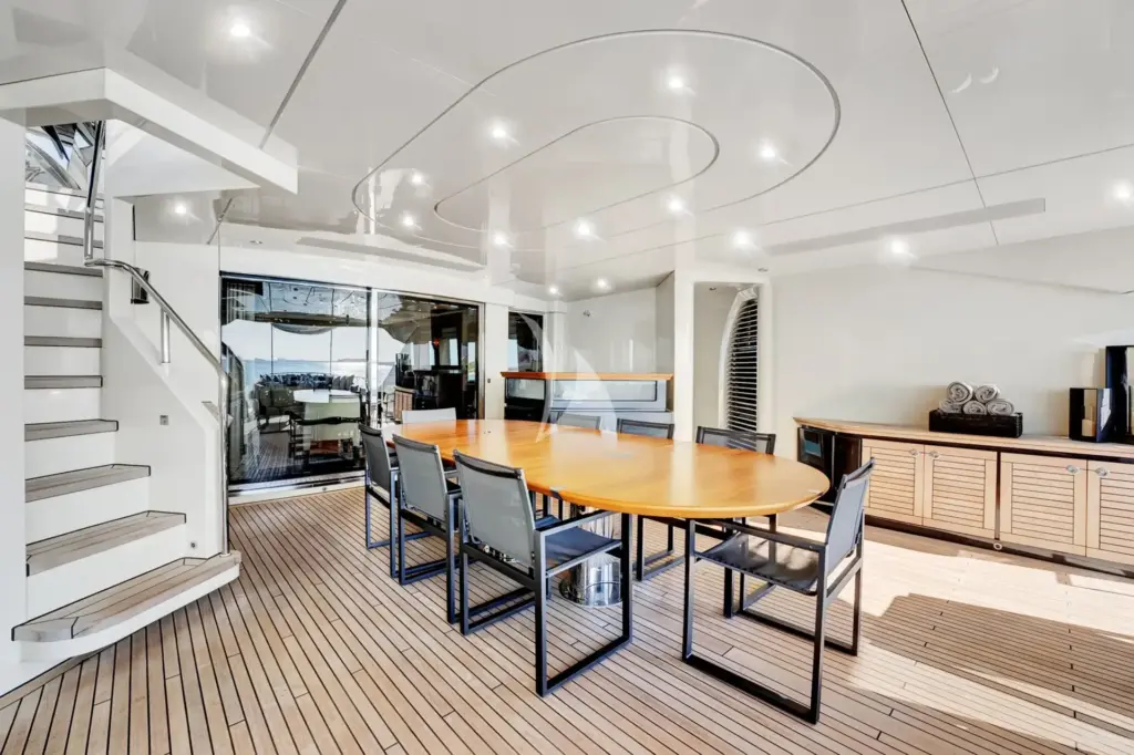 STEALTH - Main deck aft al fresco dining