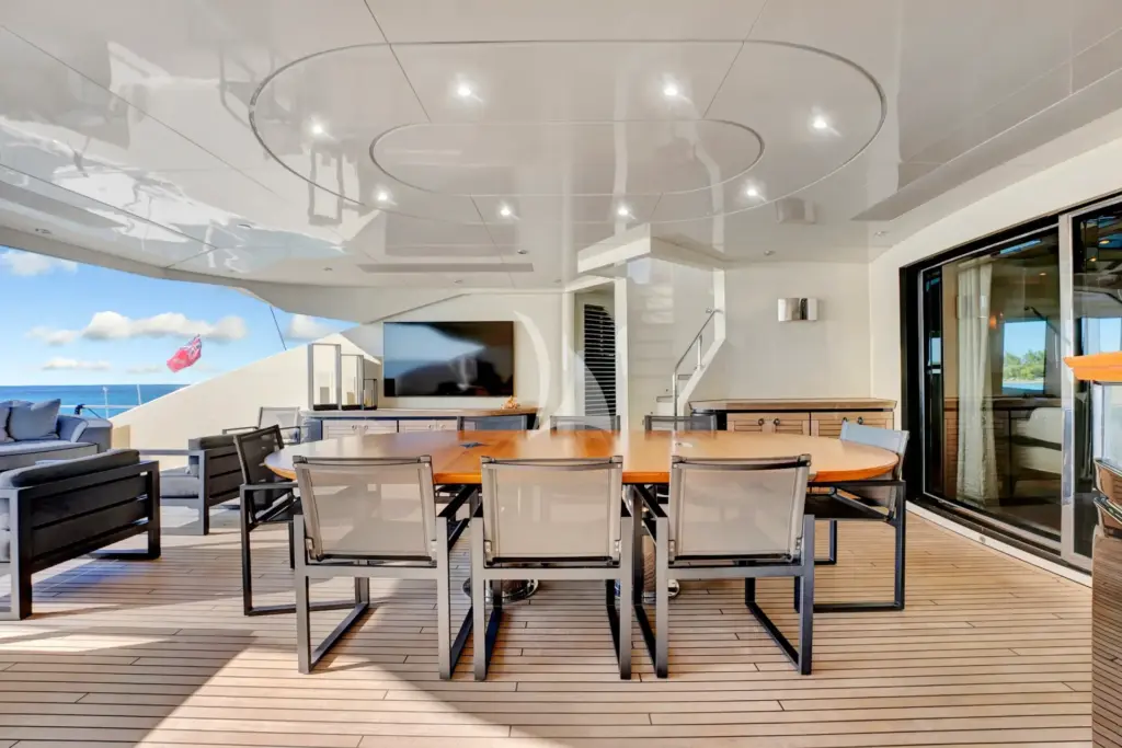 STEALTH - Main deck aft al fresco dining