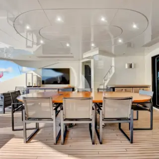Main deck aft al fresco dining