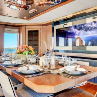 Main deck dining area