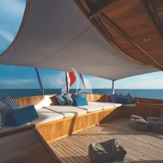 Lounge area upper deck aft