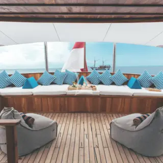 Lounge area upper deck aft