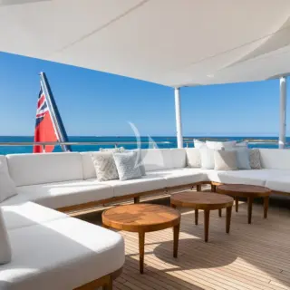 Upper deck aft lounge area
