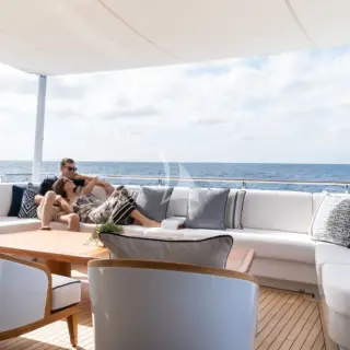Main deck aft lounge area