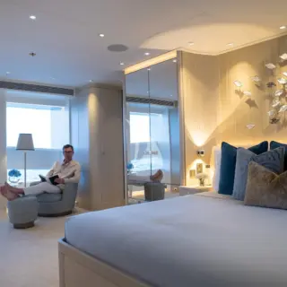Master cabin on main deck