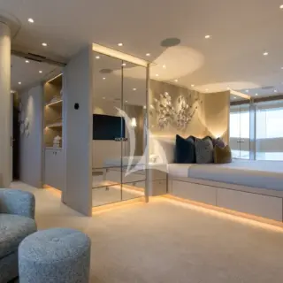 Master cabin on main deck