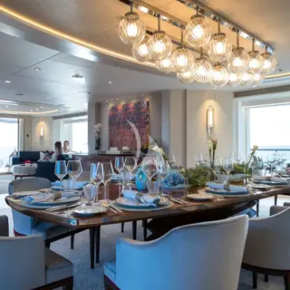 Main deck dining area
