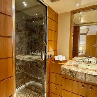 Master Cabin with his & hers en suite facilities