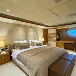 Master Cabin with his & hers en suite facilities