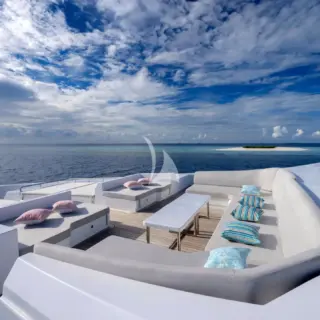 Foredeck lounge area