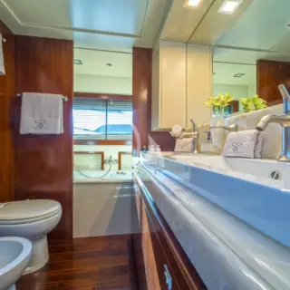 SEVENTH SENSE master stateroom ensuite with bathtub