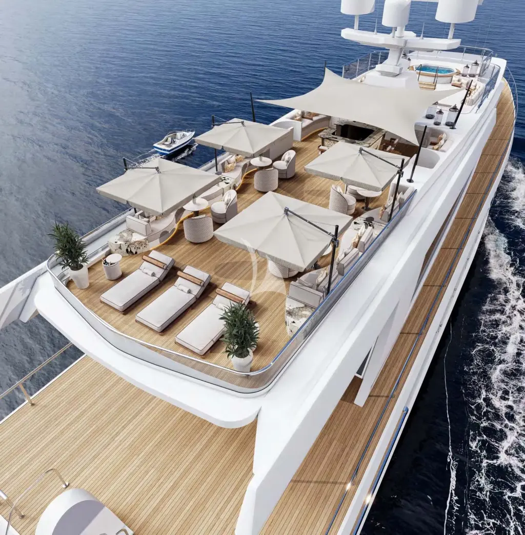 ISABELL PRINCESS OF THE SEA - Sundeck (Rendering)