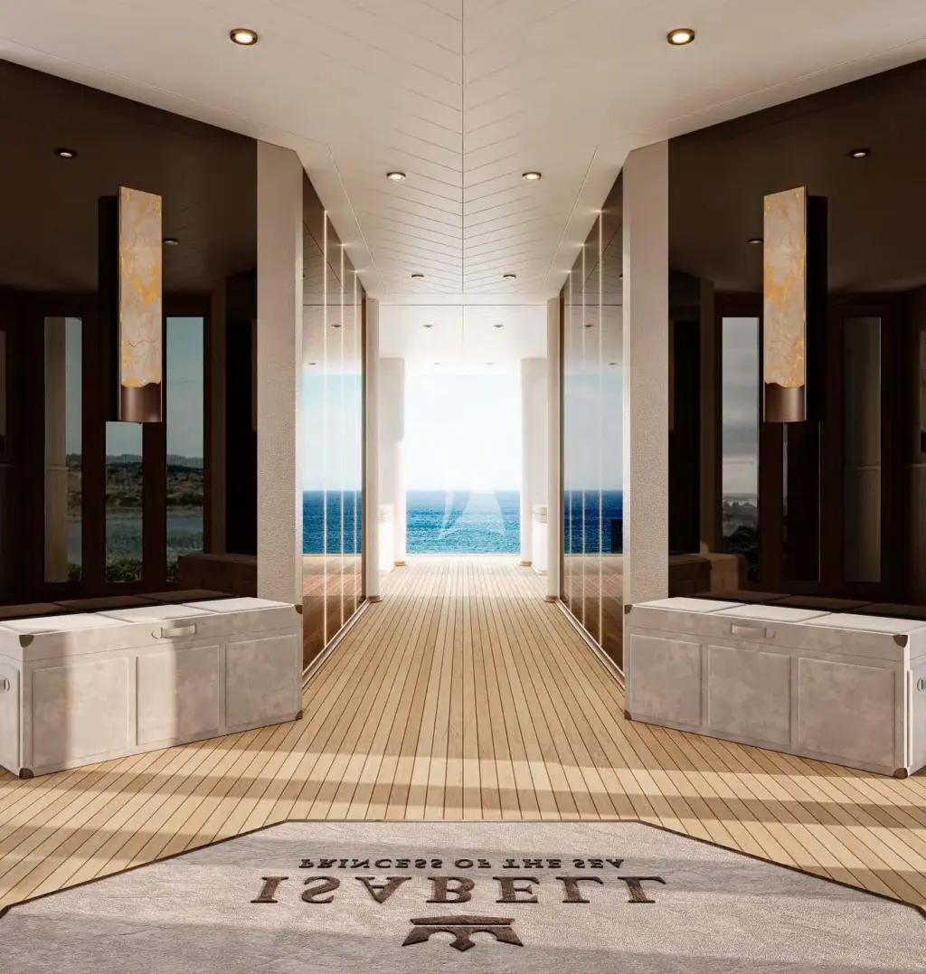 ISABELL PRINCESS OF THE SEA - Main deck (rendering)