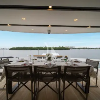 Alfresco Dining Aft Deck