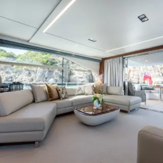 Main Salon Looking Aft