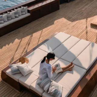 Main deck lounging area