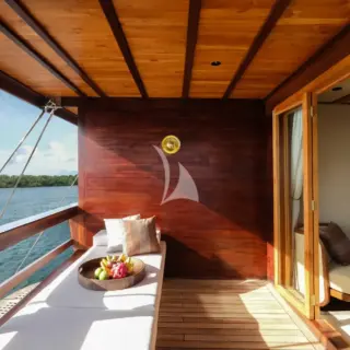 Owner stateroom private terrace