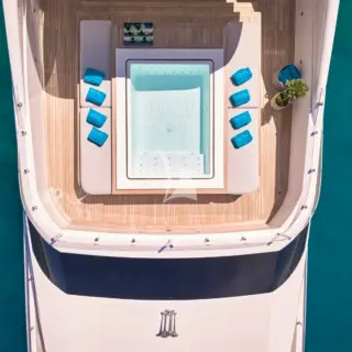 Aerial view jacuzzi