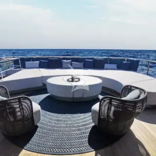 Sundeck seating area