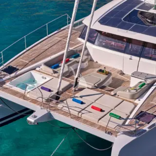 SOL MADININA - Arial view of fore deck