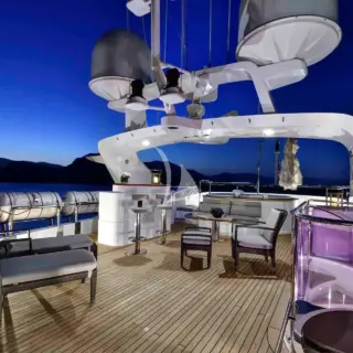 Sun deck night lighting