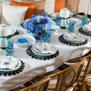 LADY LUNA - Main Deck Aft Table Setting