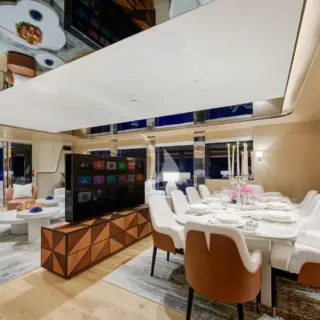 LADY LUNA - Saloon Dining Area - Evening