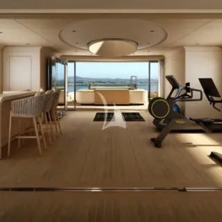 Gym at sundeck