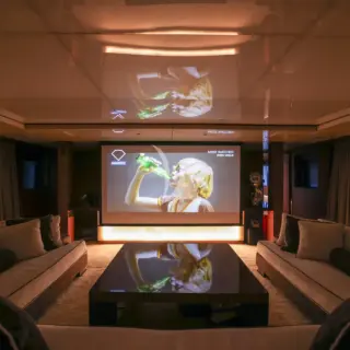 Main Deck - Salon/Cinema room