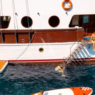 Swimming ladder