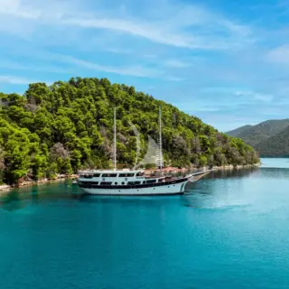Cesarica moored