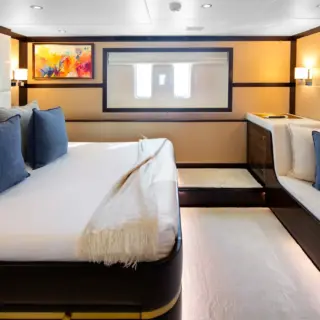 Guest Cabin on lower deck