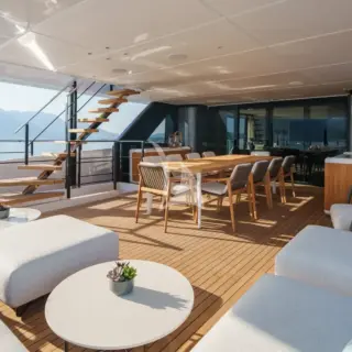 Bridge deck dining