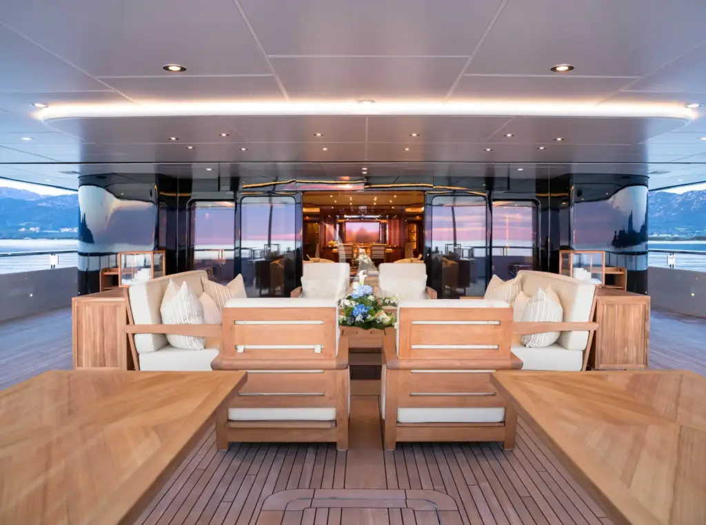 STARFIRE - Aft Deck facing forward