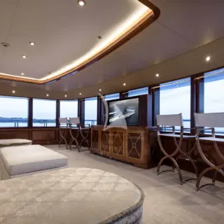 Sundeck Observation Lounge and optional tv lounge