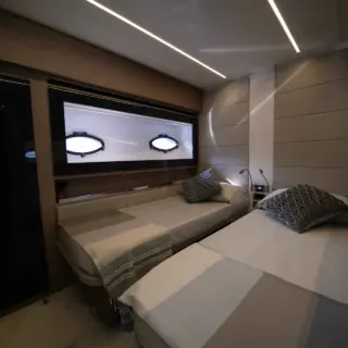 VELES Pershing 70' Twin Cabin