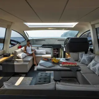 VELES Pershing 70' Main Salon