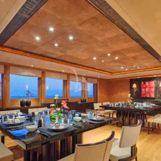 Main deck dining area