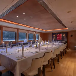 Main deck dining area