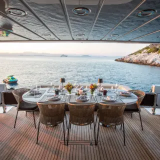 Aft deck