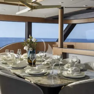 main saloon dining area