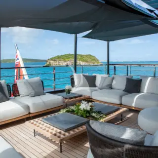 Bridge Deck Aft Seating