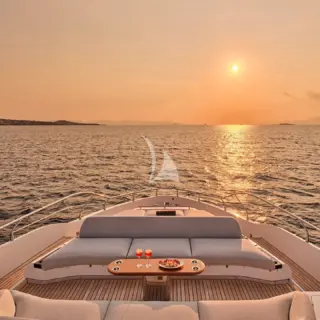 Sunset at the bow