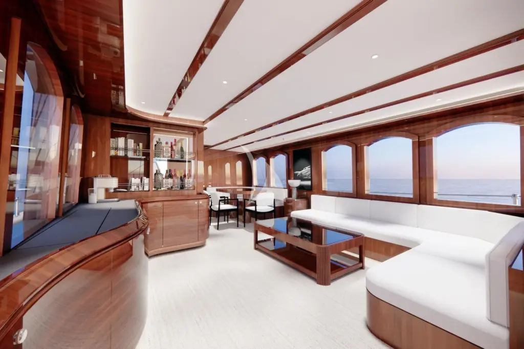 PAREA - Interior Salon - Starboard View
